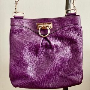 Salvatore Ferragamo CrossBody Leather Bag | purple